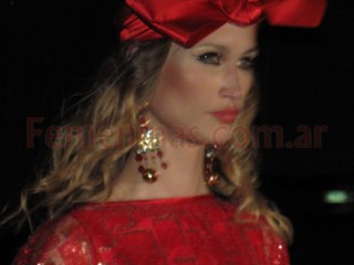 Maquillaje que llevaron las modelos en el desfile.de jorge Ibanez Marrakech
